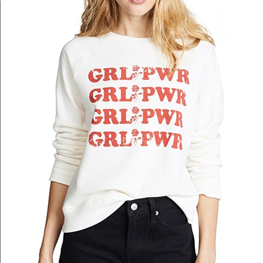 Rebecca Minkoff girl power sweatshirt